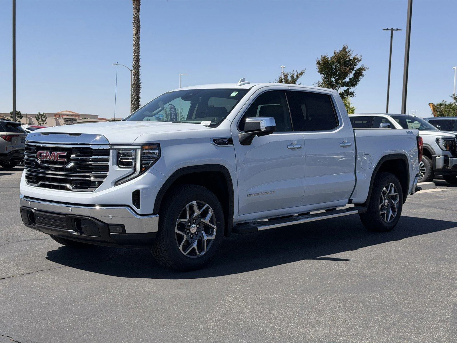 New 2026 Glacier White Tricoat GMC SLT image 3