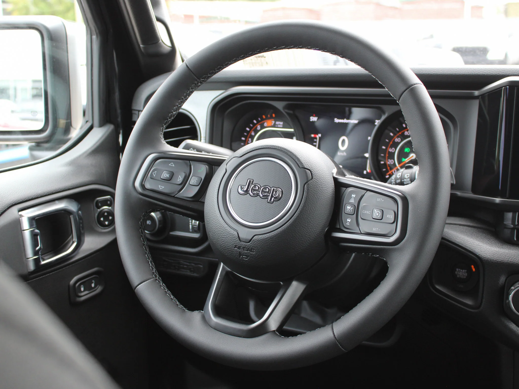 Used 2025 Black Jeep Sport S* 4 Door 4x4, Remote Start, Safety Group, Alpine Audio image 14