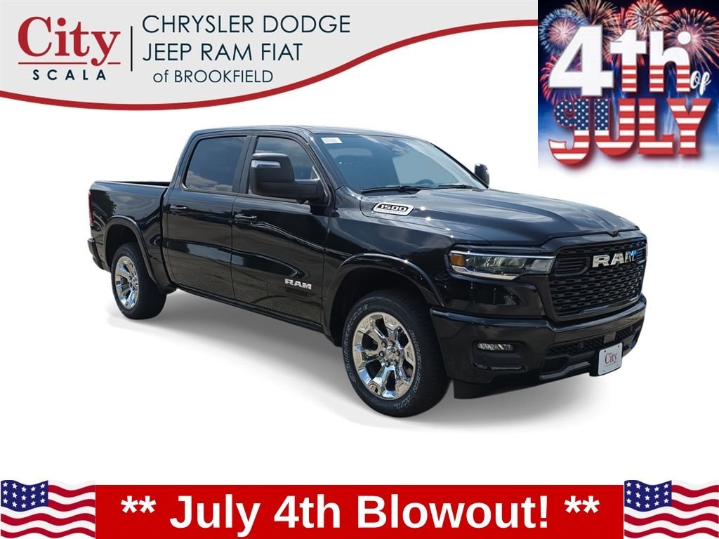 New 2026 Diamond Black Crystal Pearl-Coat Exterior Paint RAM Big Horn/Lone Star image 1