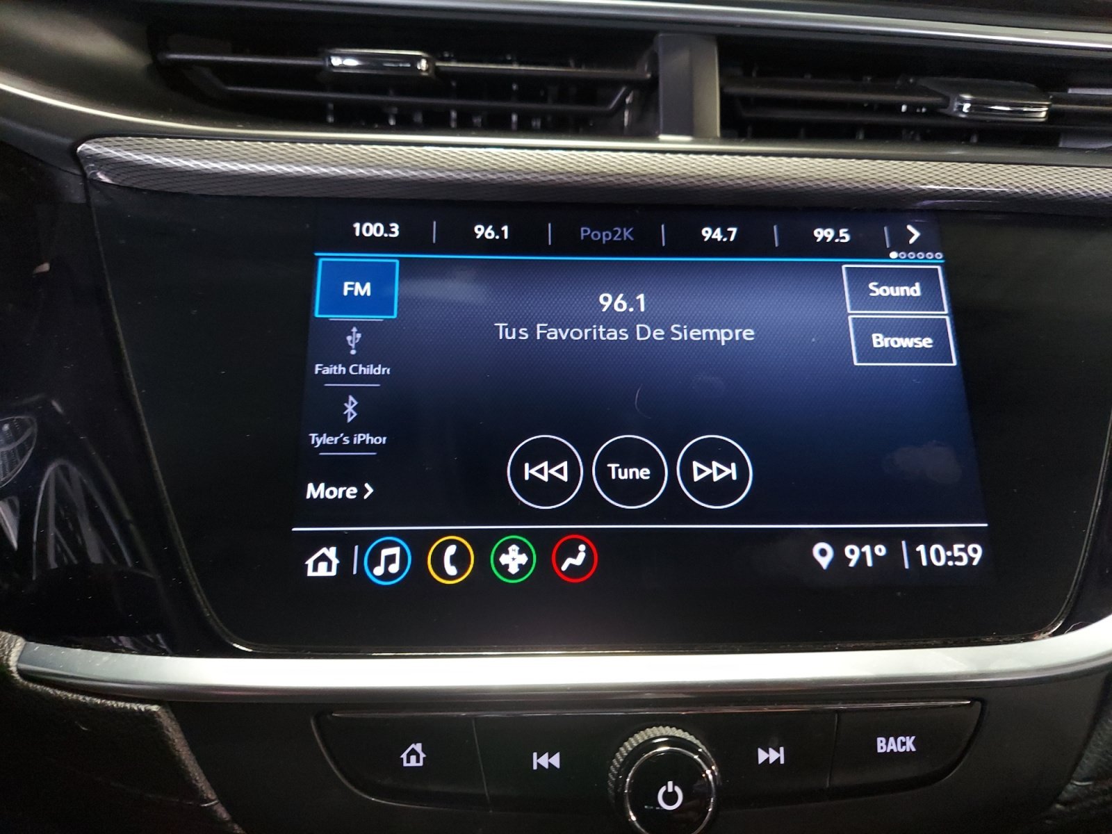 Used 2020 Dark Moon Blue Metallic Buick Select image 16