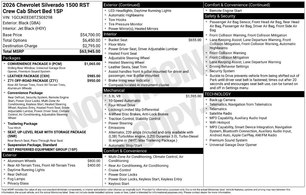 2026 Chevrolet Silverado 1500 RST - Photo 27