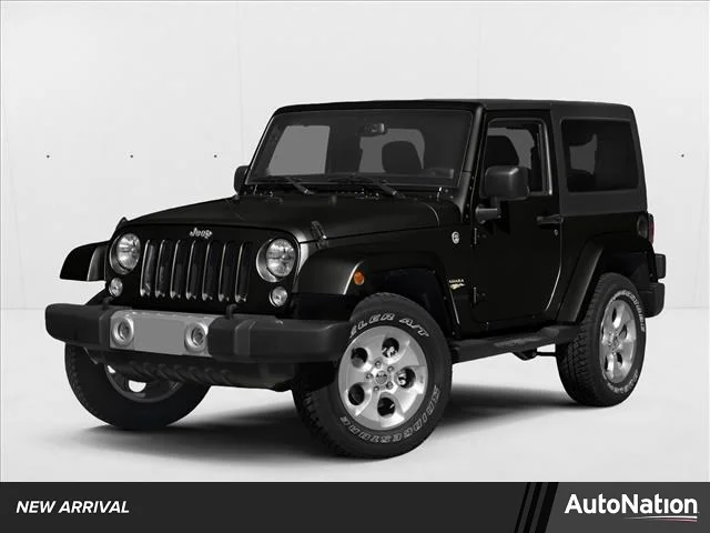 Used 2015 Black Clearcoat Jeep Willys Wheeler image 1