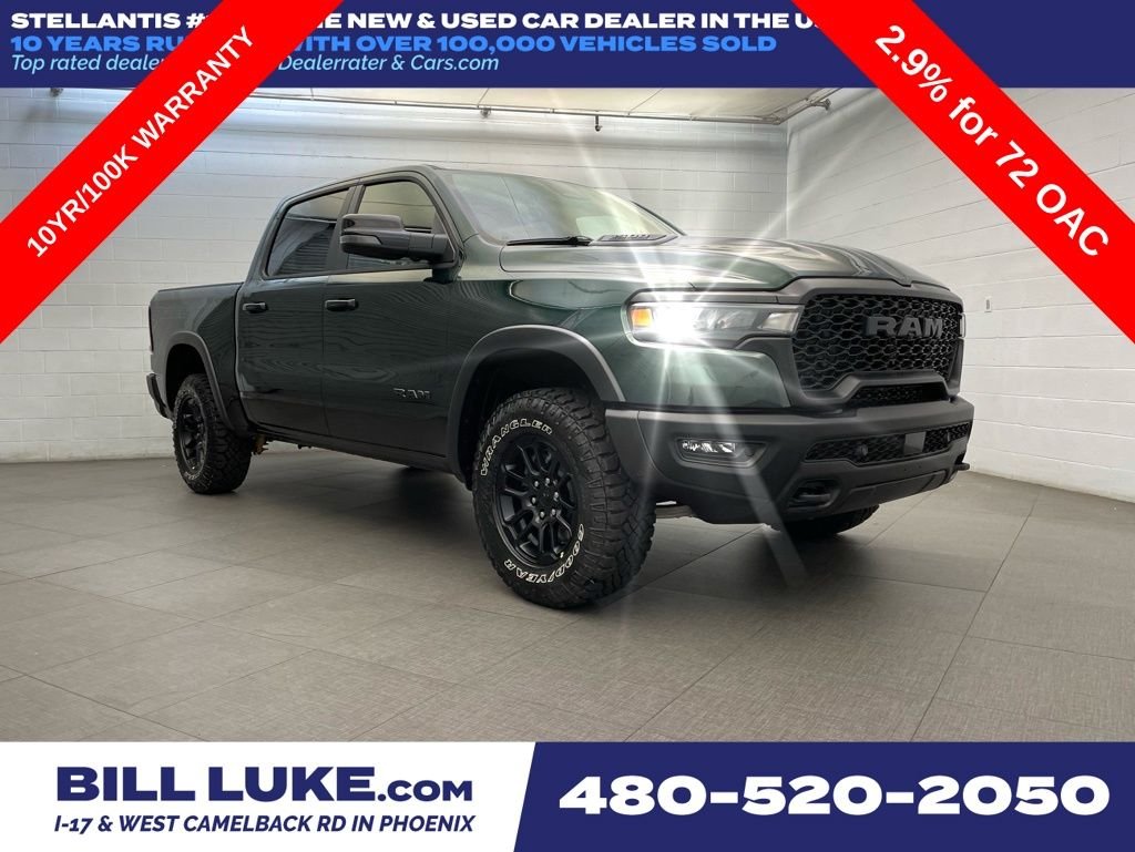 New 2026 Serrano-Green Metallic Exterior Paint RAM Rebel image 1