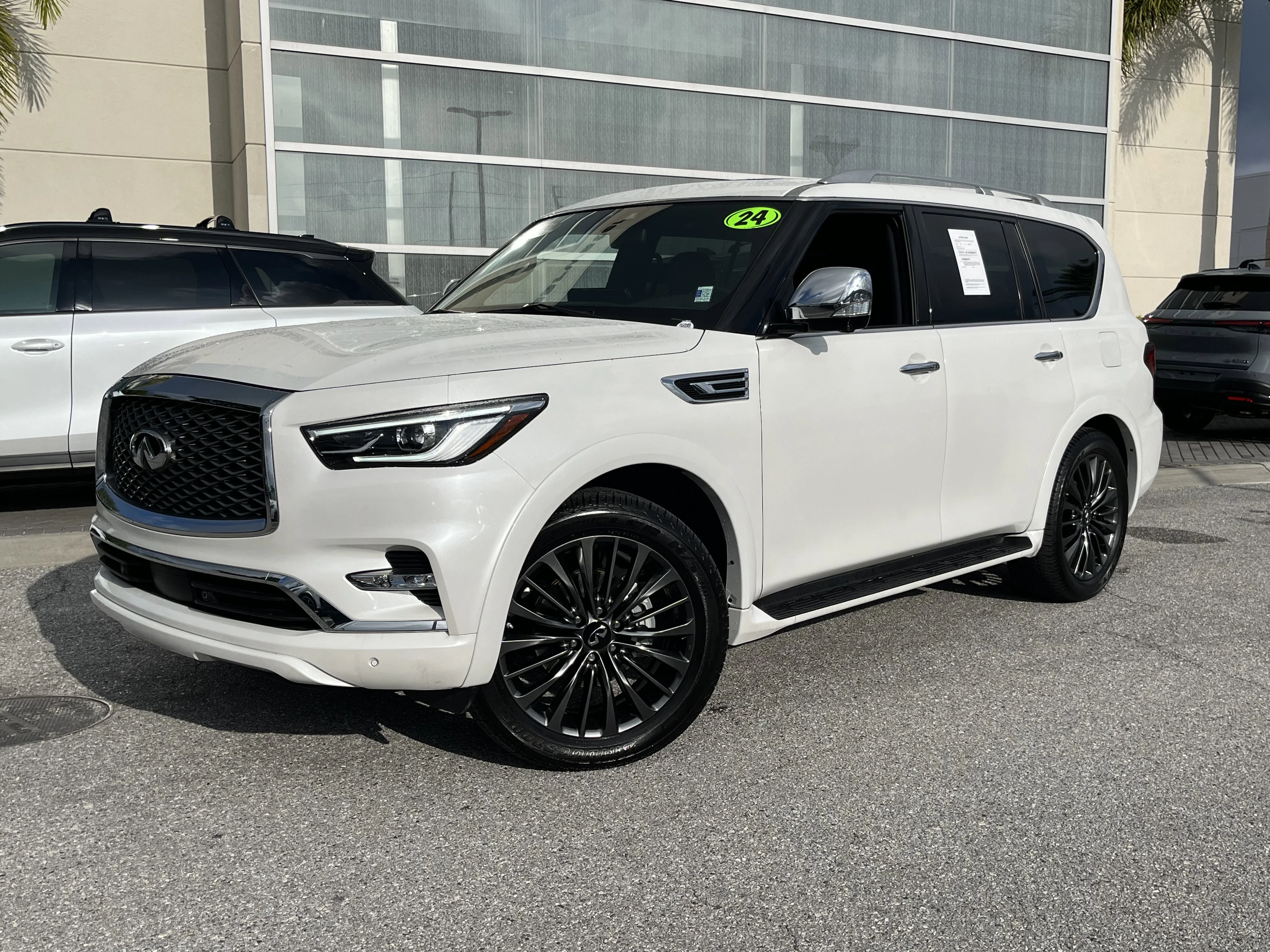Certified Used 2024 Moonstone White INFINITI SENSORY image 1