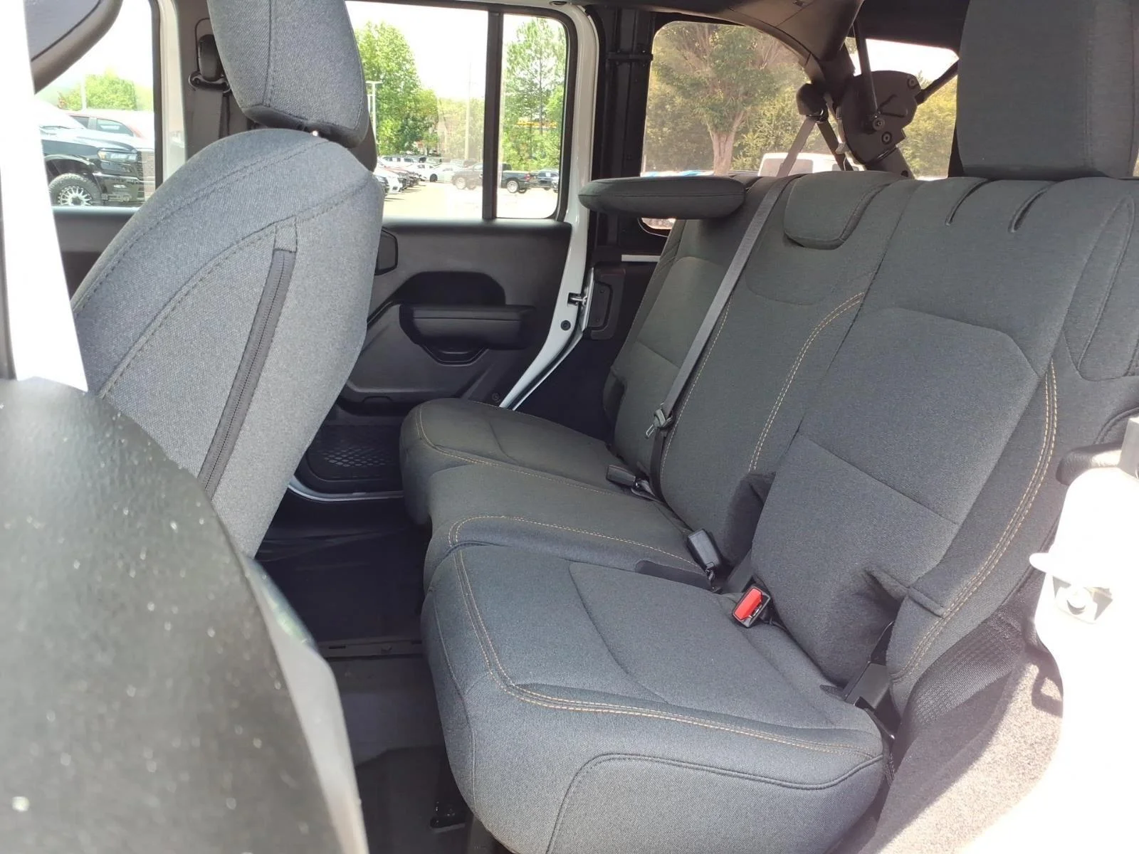 Used 2025 Bright White Clearcoat Jeep Sport image 19
