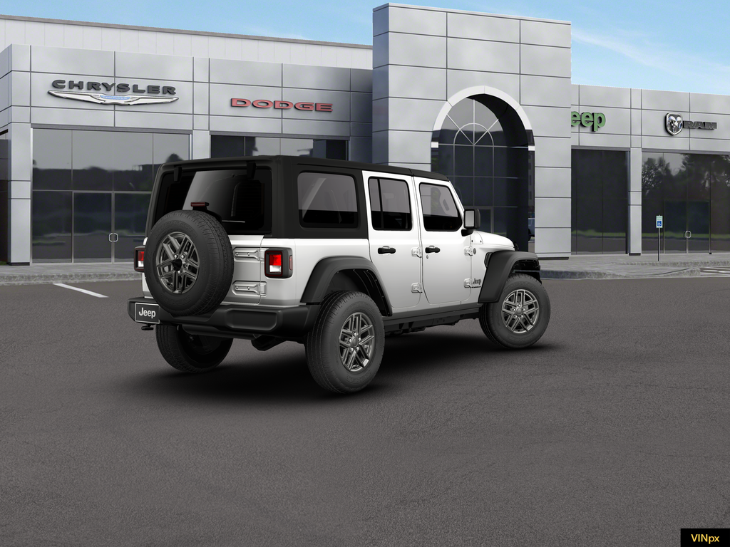 New 2026 Bright White Clear-Coat Exterior Paint Jeep Sport image 5