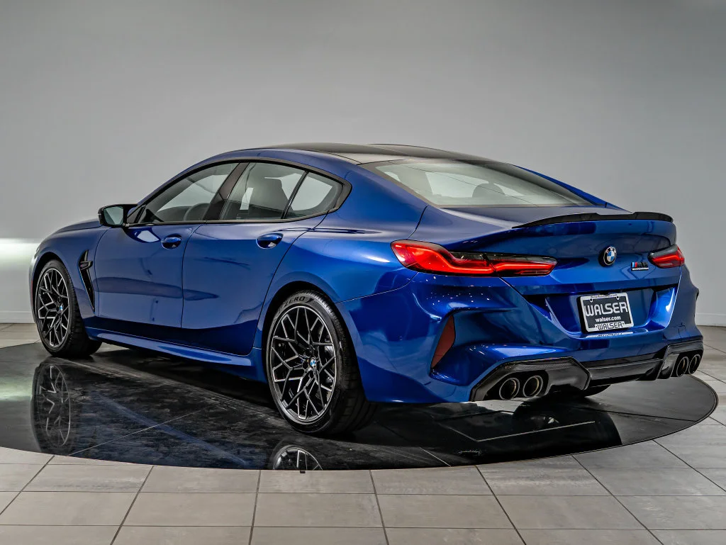 Used 2024 Marina Bay Blue Metallic BMW Competition image 7