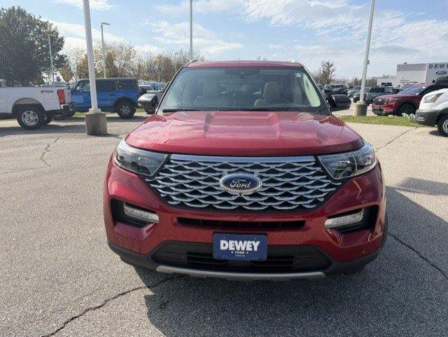Used 2022 Red Metallic Ford Platinum image 2
