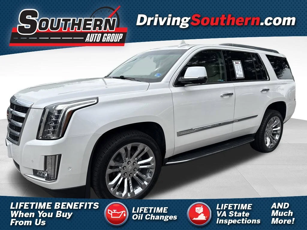 Used 2017 White Cadillac Luxury image 1