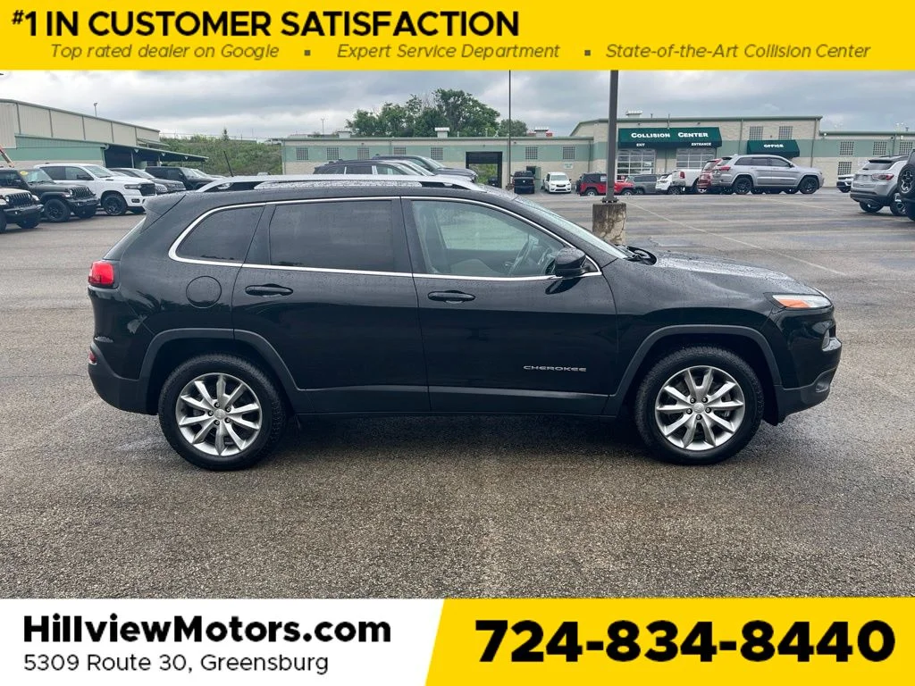 Used 2018 Diamond Black Jeep Limited image 8