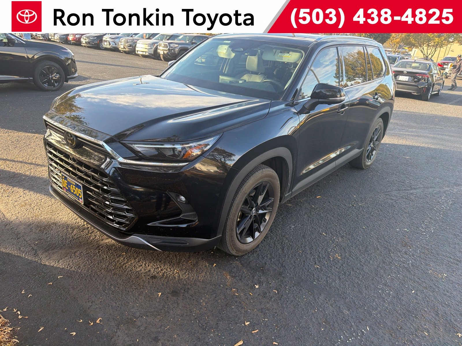 Used 2024 Midnight Black Metallic Toyota Limited image 1