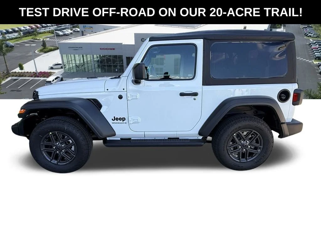 New 2026 Bright White Clear-Coat Exterior Paint Jeep Sport image 8