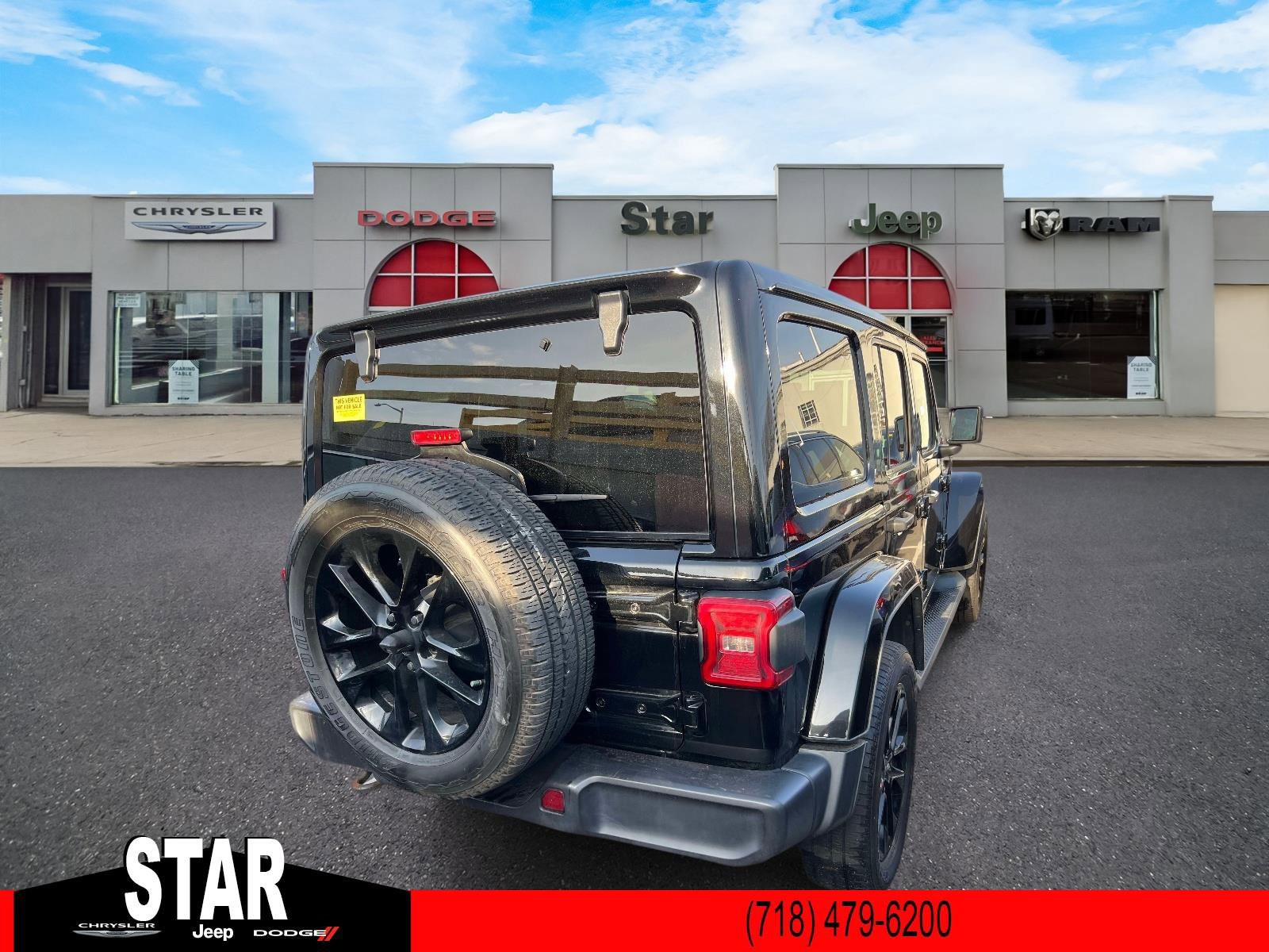 Used 2023 Black Clearcoat Jeep Sahara image 6