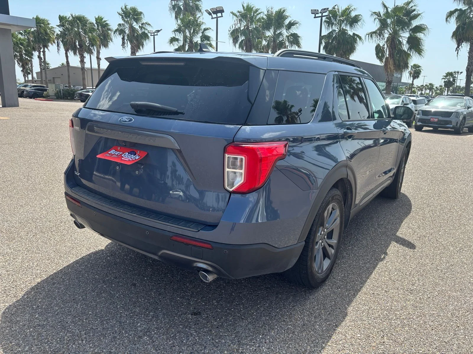 Used 2021 Blue Ford XLT image 6