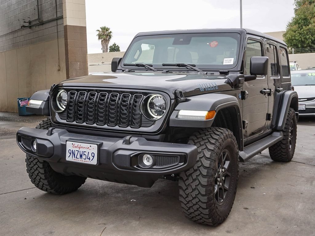 Used 2024 Black Jeep Willys 4xe image 3