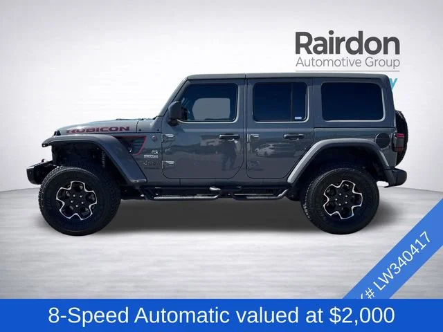 Used 2020 Sting-Gray Clearcoat Jeep Unlimited Rubicon image 4