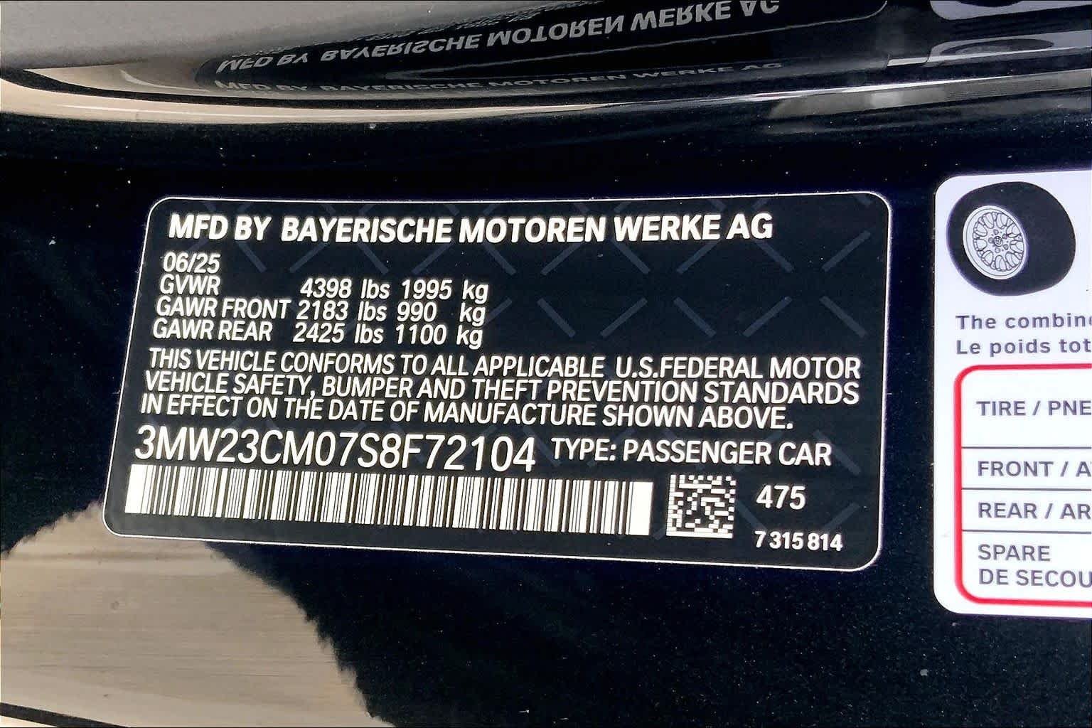 Used 2025 Black Sapphire Metallic BMW 230i image 31