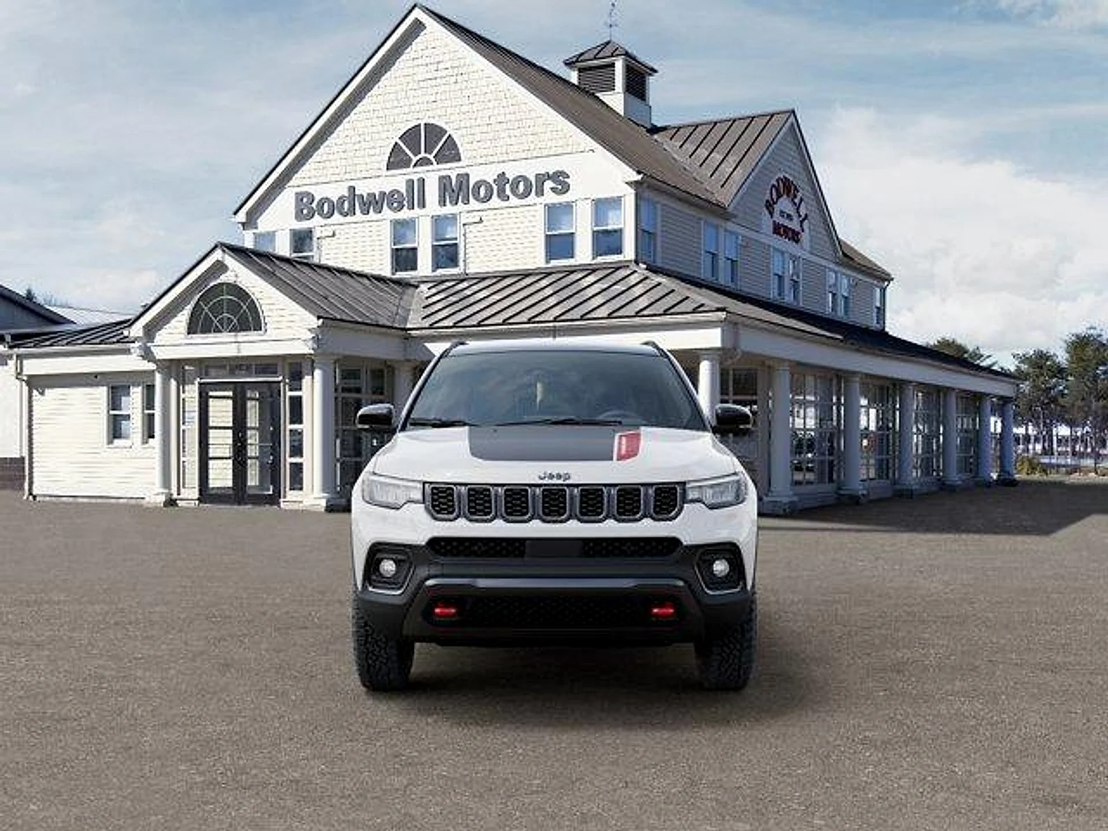 New 2026 Bright White Clear-Coat Exterior Paint Jeep Trailhawk 4x4 image 6