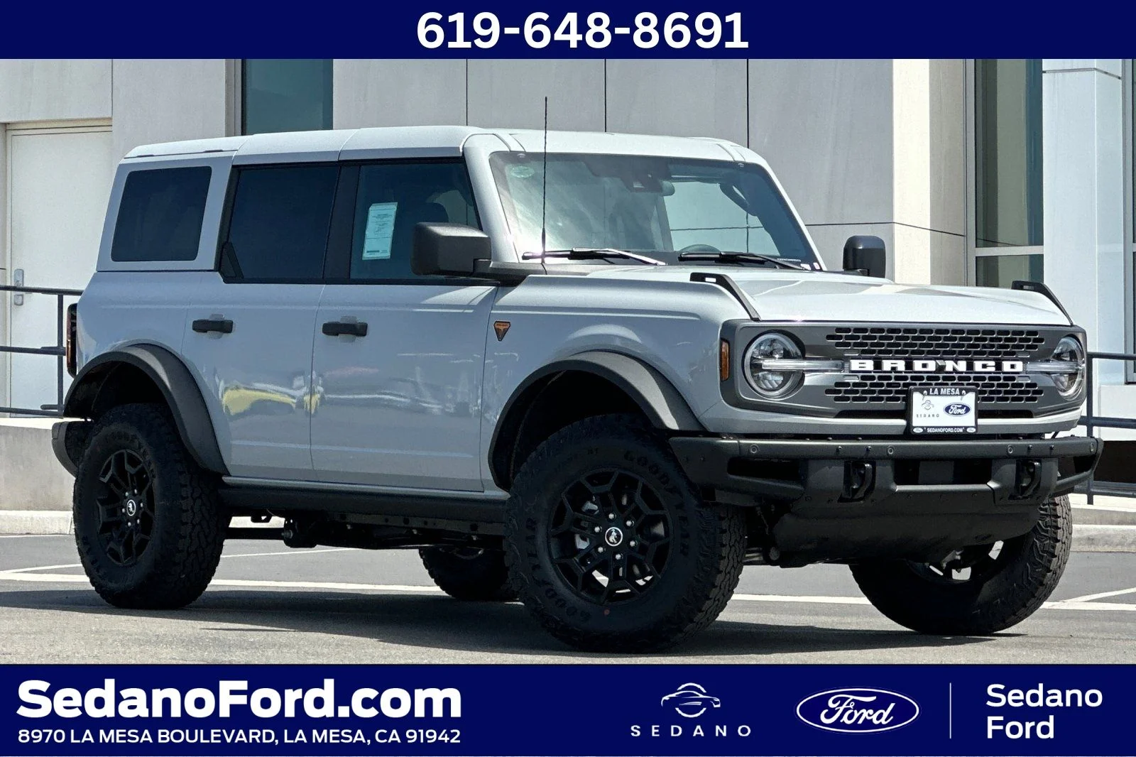 New 2026 Avalanche Gray Ford Badlands® image 1