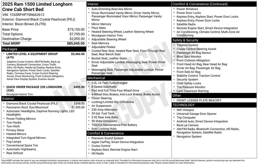Used 2025 Black Ram Limited image 49