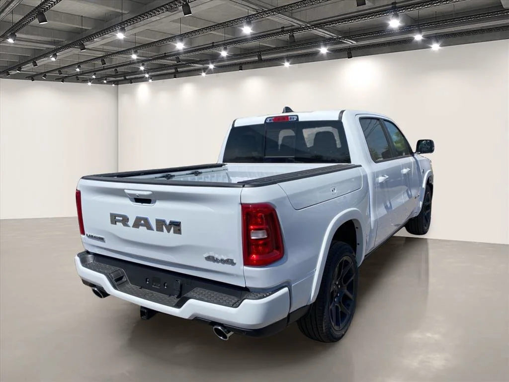 New 2026 Bright White Clear-Coat Exterior Paint RAM Laramie image 4