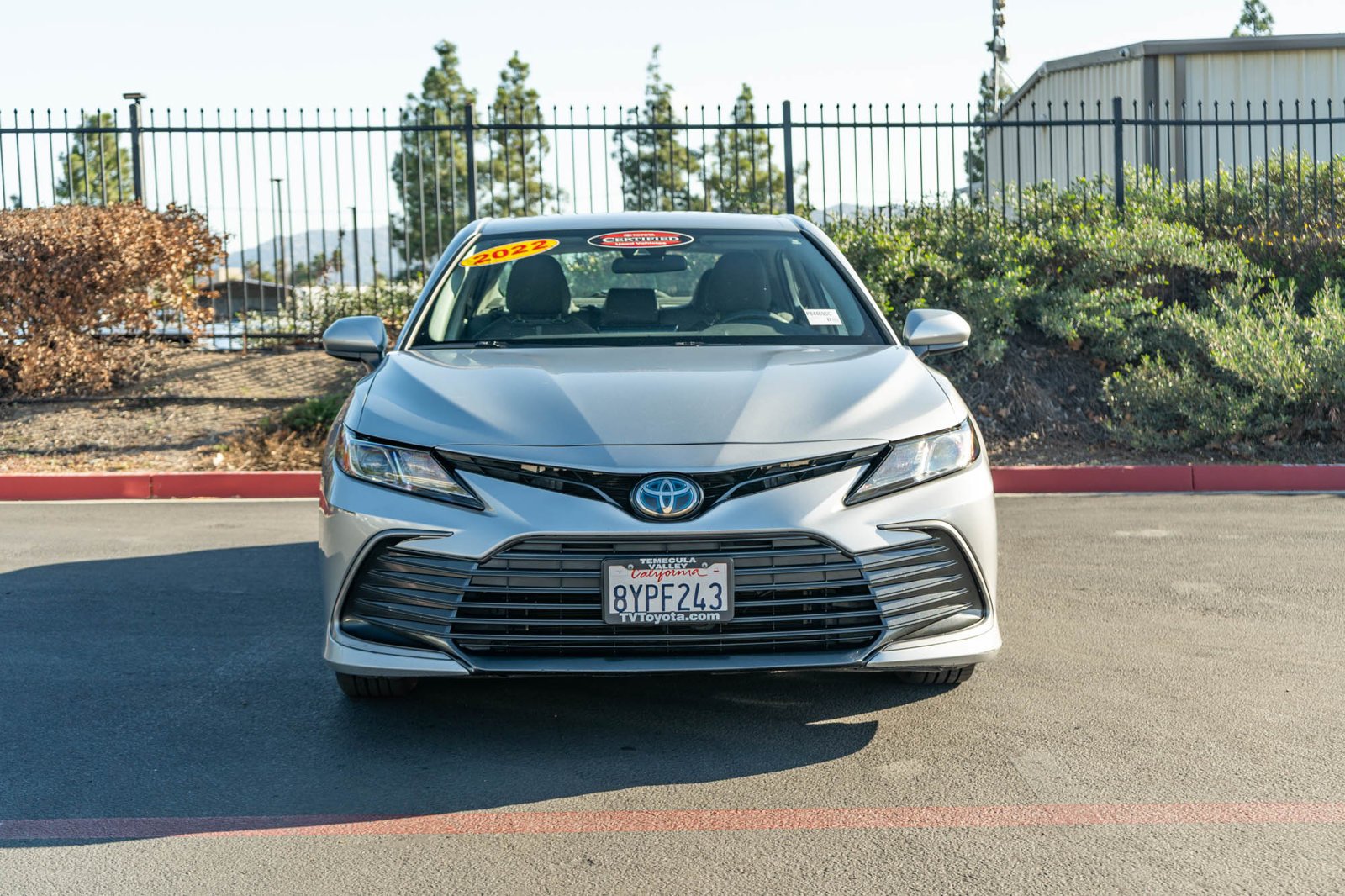Certified Used 2022 Celestial Silver Metallic Toyota LE image 2