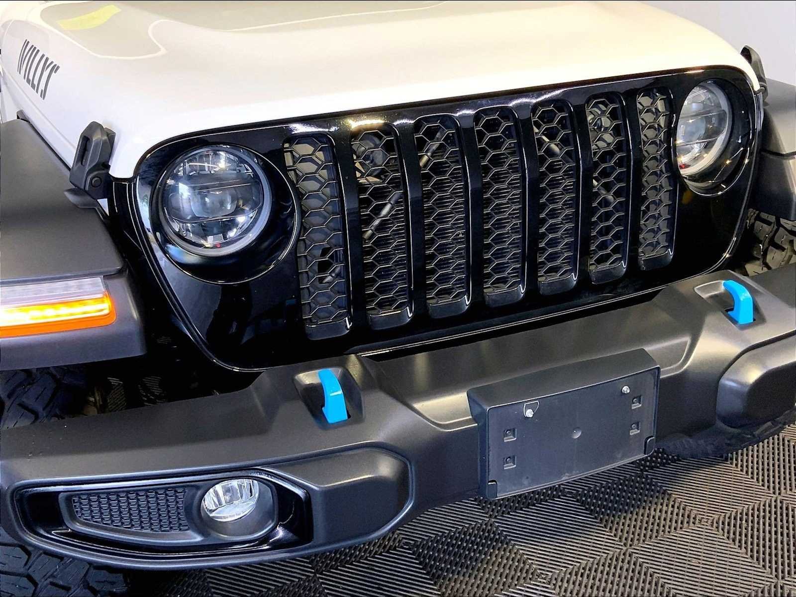 Used 2023 Bright White Clearcoat Jeep Willys image 35