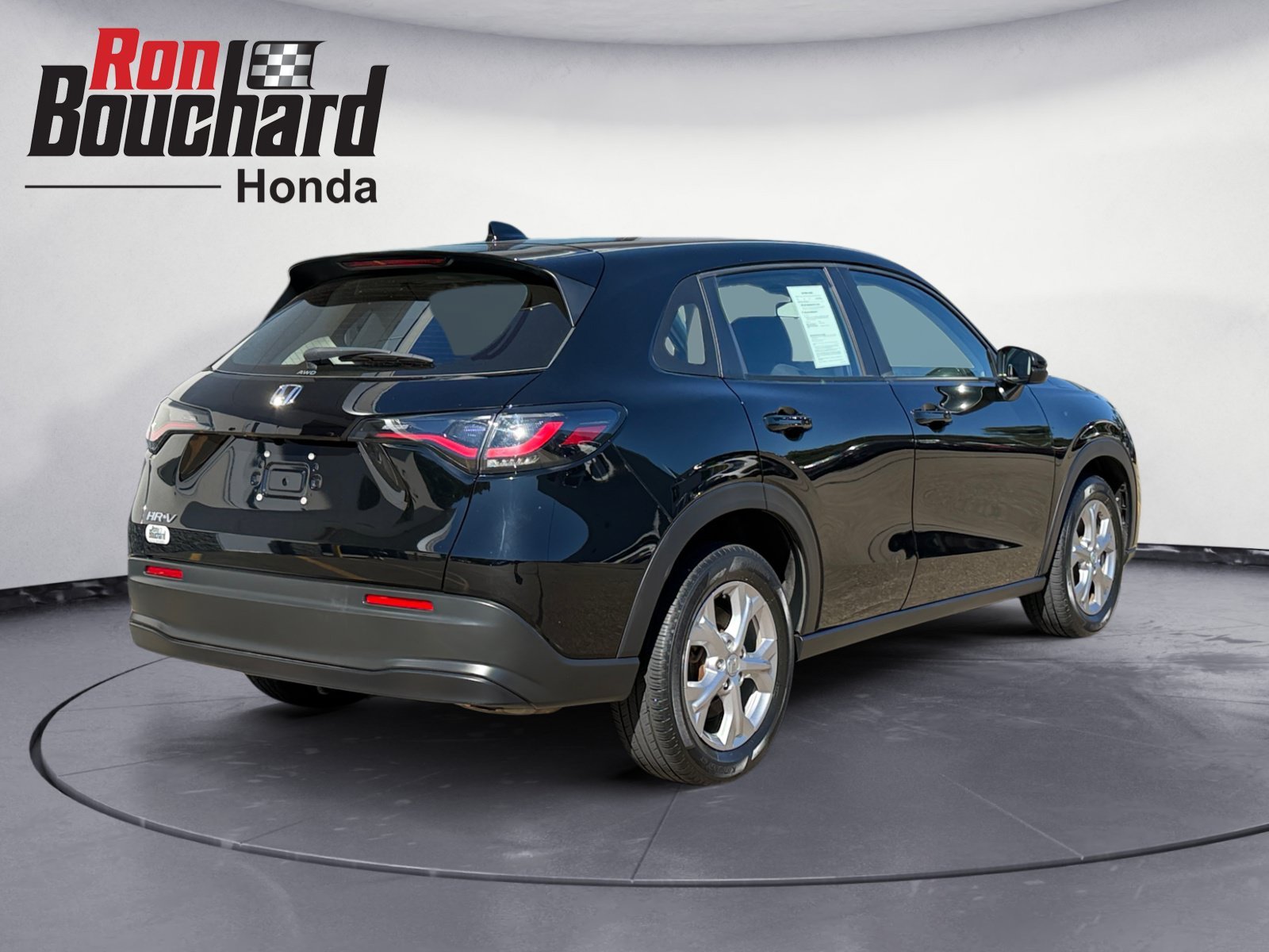 Certified Used 2024 Crystal Black Pearl Honda 5DR AWD LX image 2