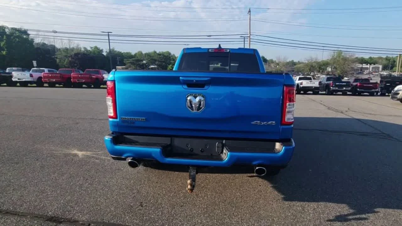 Used 2021 Hydro Blue Pearlcoat Ram Big Horn image 7