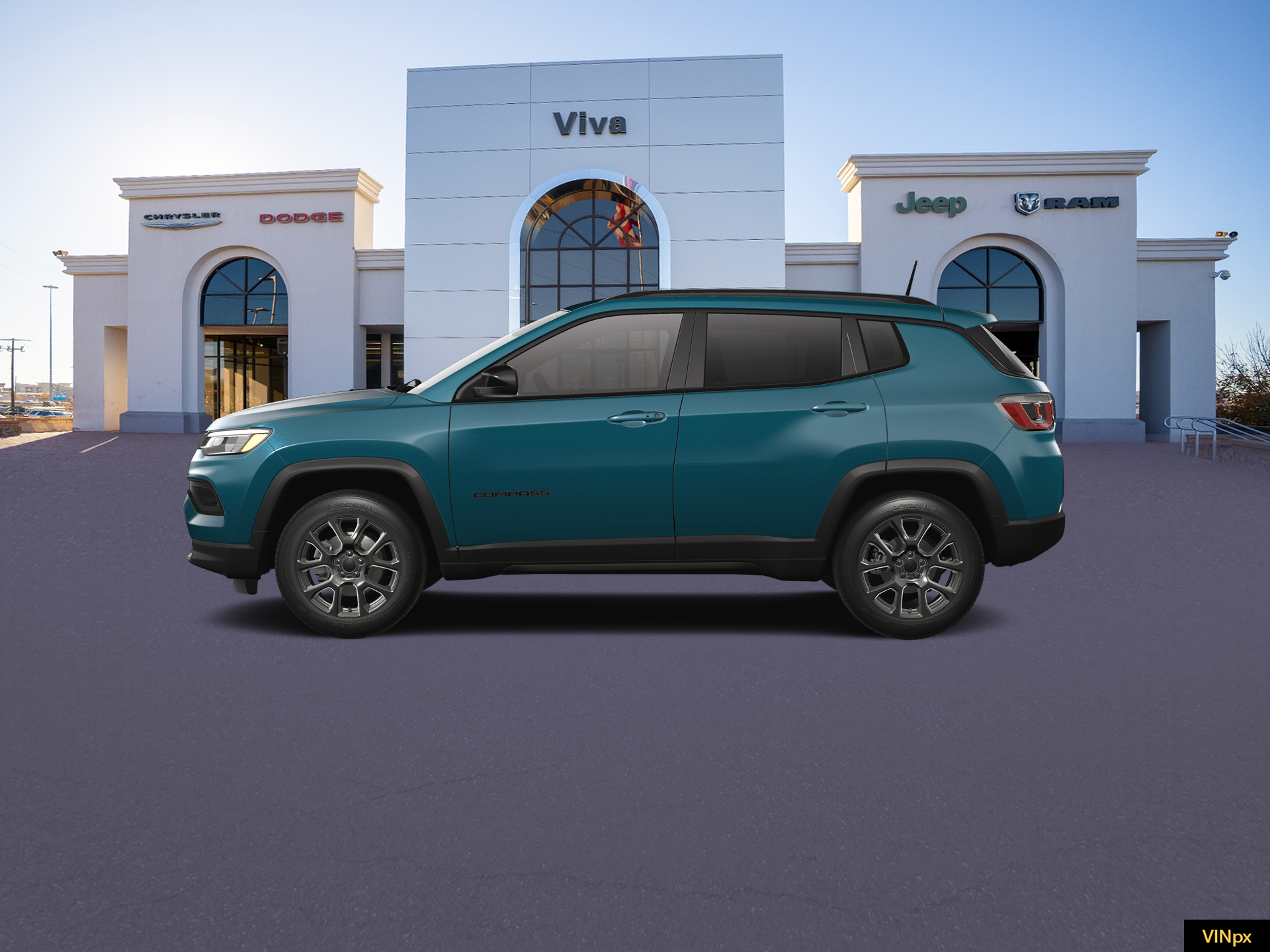New 2026 Fathom Blue Pearl-Coat Exterior Paint Jeep Latitude image 15