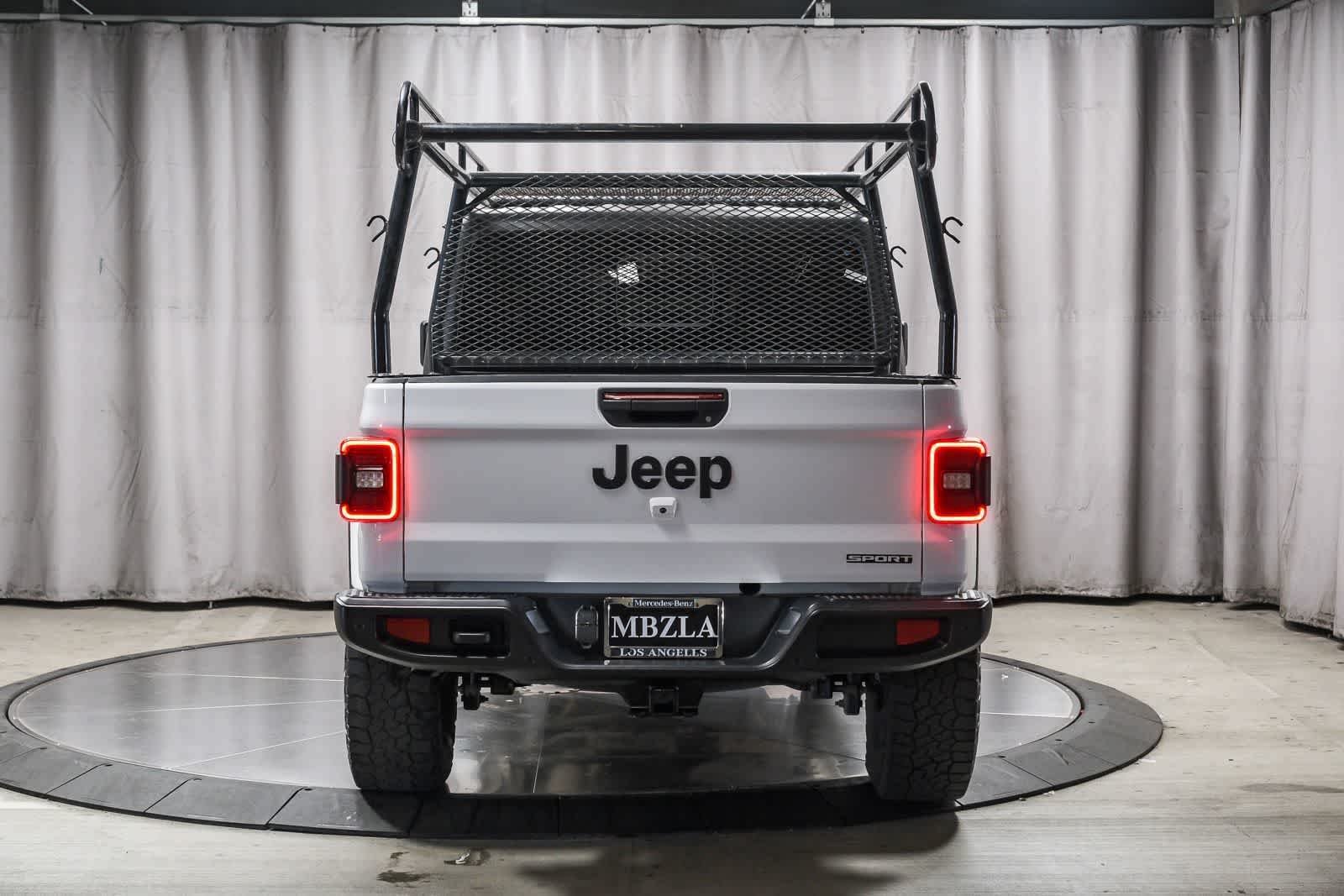 Used 2021 Bright White Clearcoat Jeep Sport S image 3