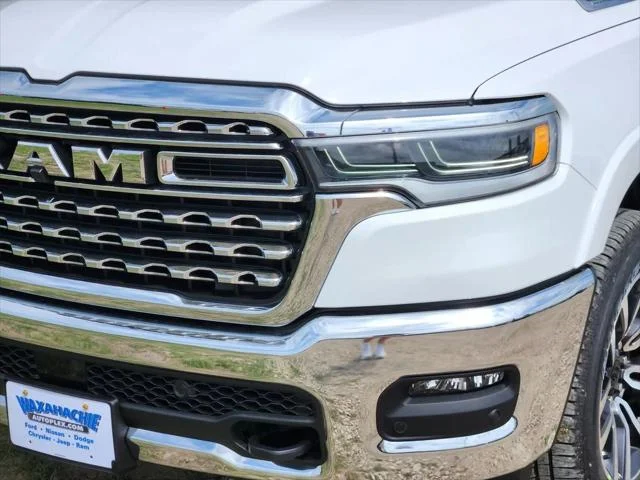 New 2026 Bright White Clear-Coat Exterior Paint RAM Limited Longhorn image 5