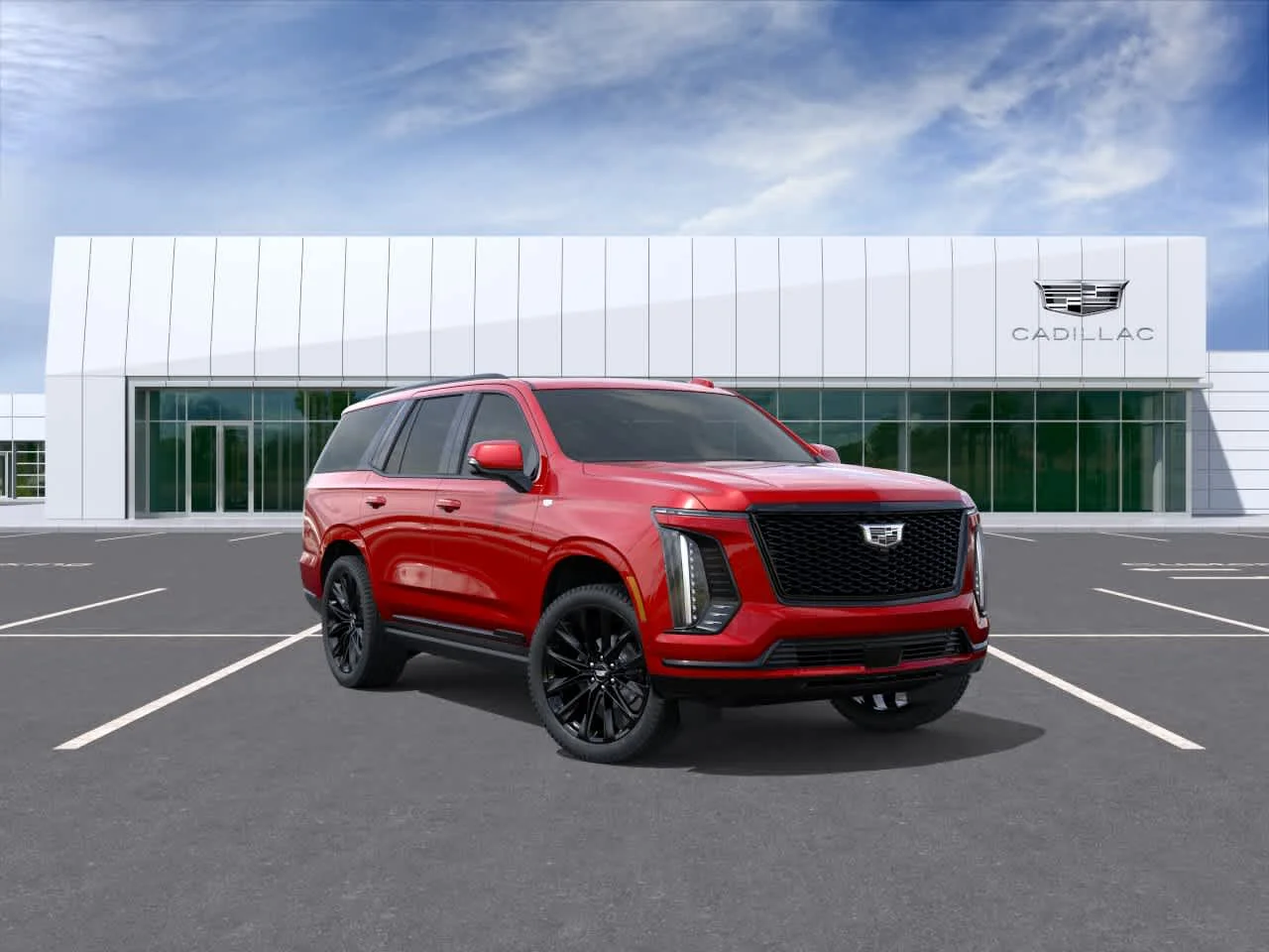New 2026 Radiant Red Tintcoat Cadillac Platinum Sport image 1