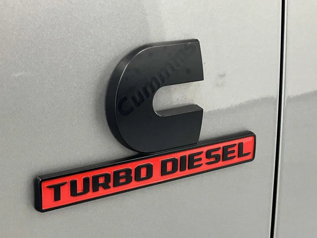 Used 2024 Billet Silver Metallic Clearcoat Ram Rebel Crew Cab 6.7L Diesel 4x4 1 Owner image 11