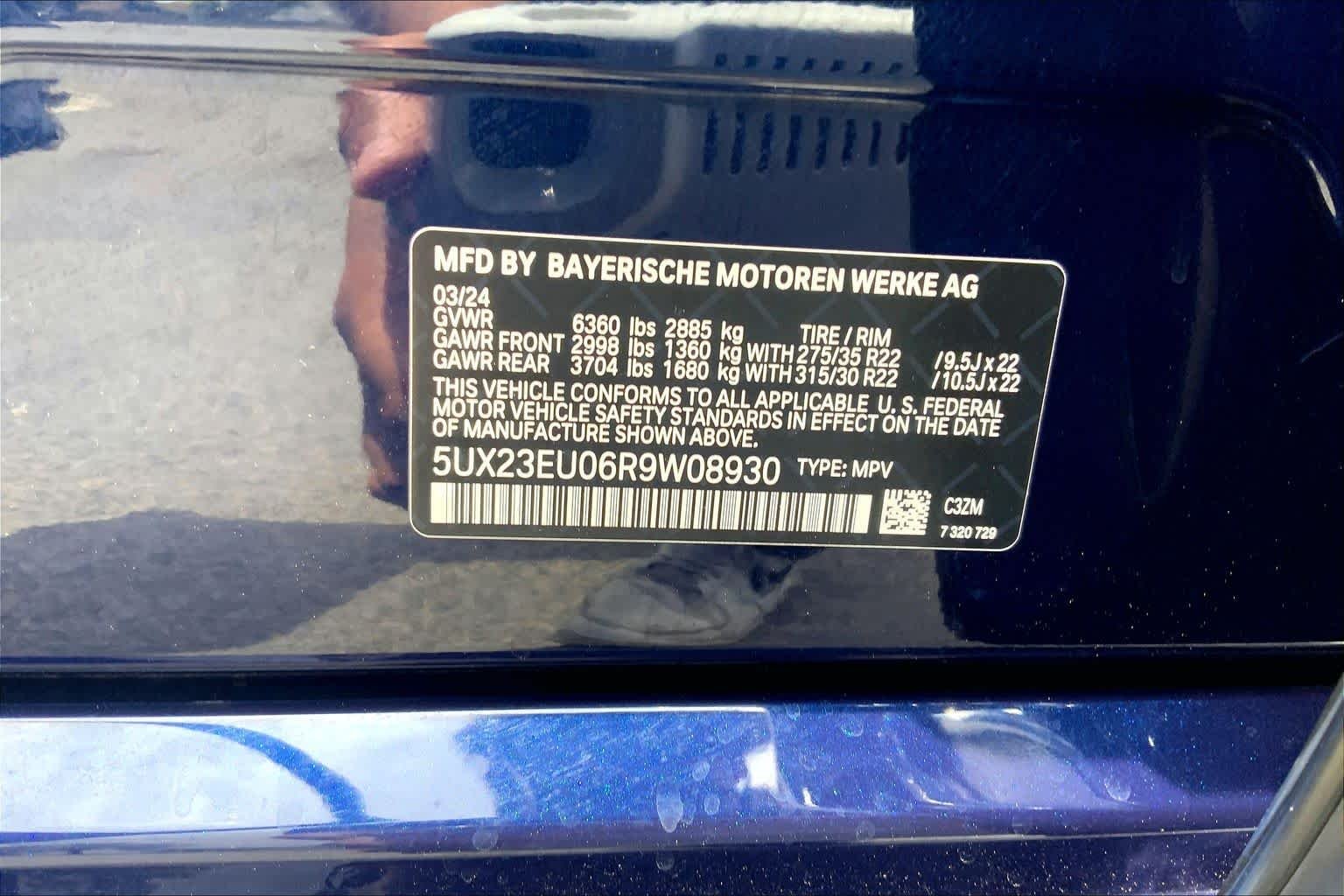 Used 2024 Tanzanite Blue II Metallic BMW xDrive40i image 33