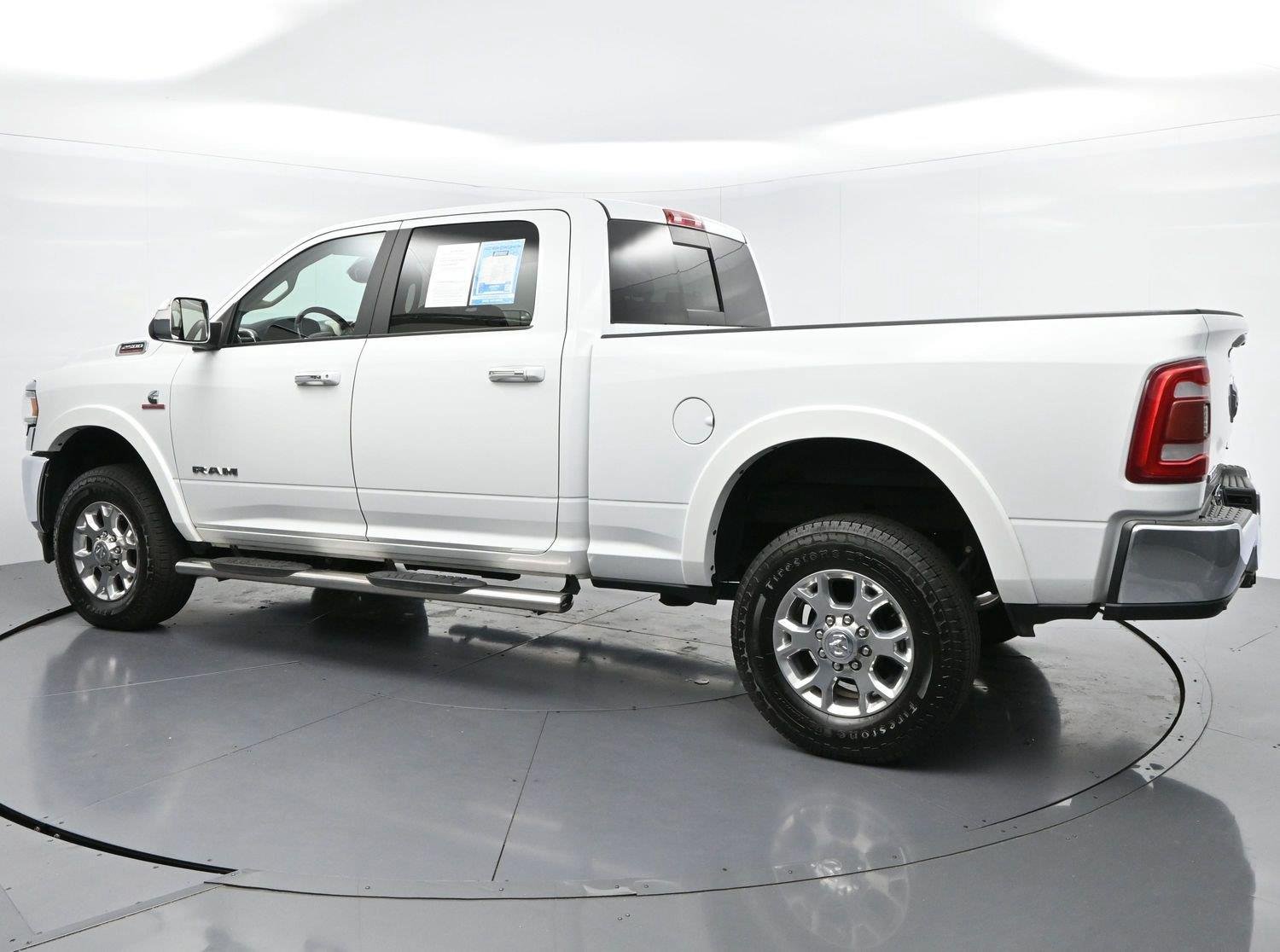 Used 2022 Bright White Clearcoat Ram Laramie image 4