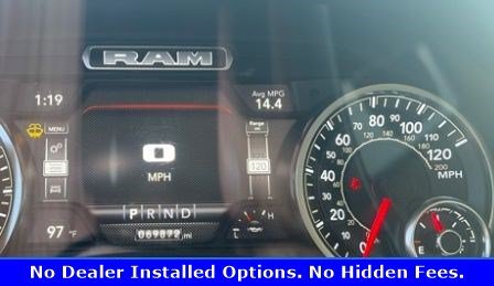 Used 2022 Diamond Black Crystal Pearlcoat Ram Laramie image 5