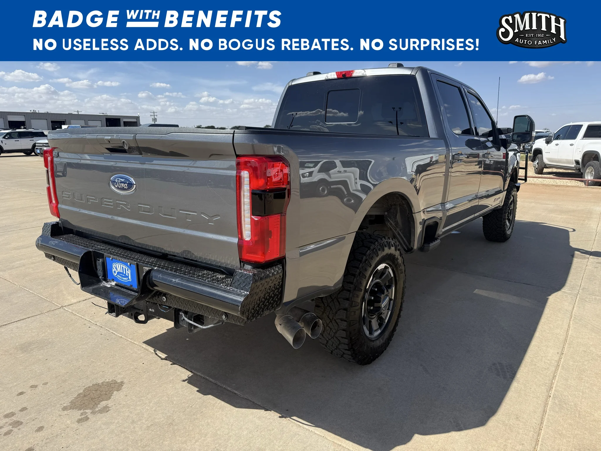 Used 2023 Carbonized Gray Metallic Ford LARIAT image 4