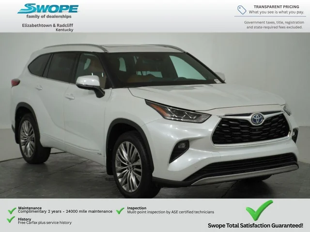 2022 Toyota Highlander Hybrid Hybrid Platinum