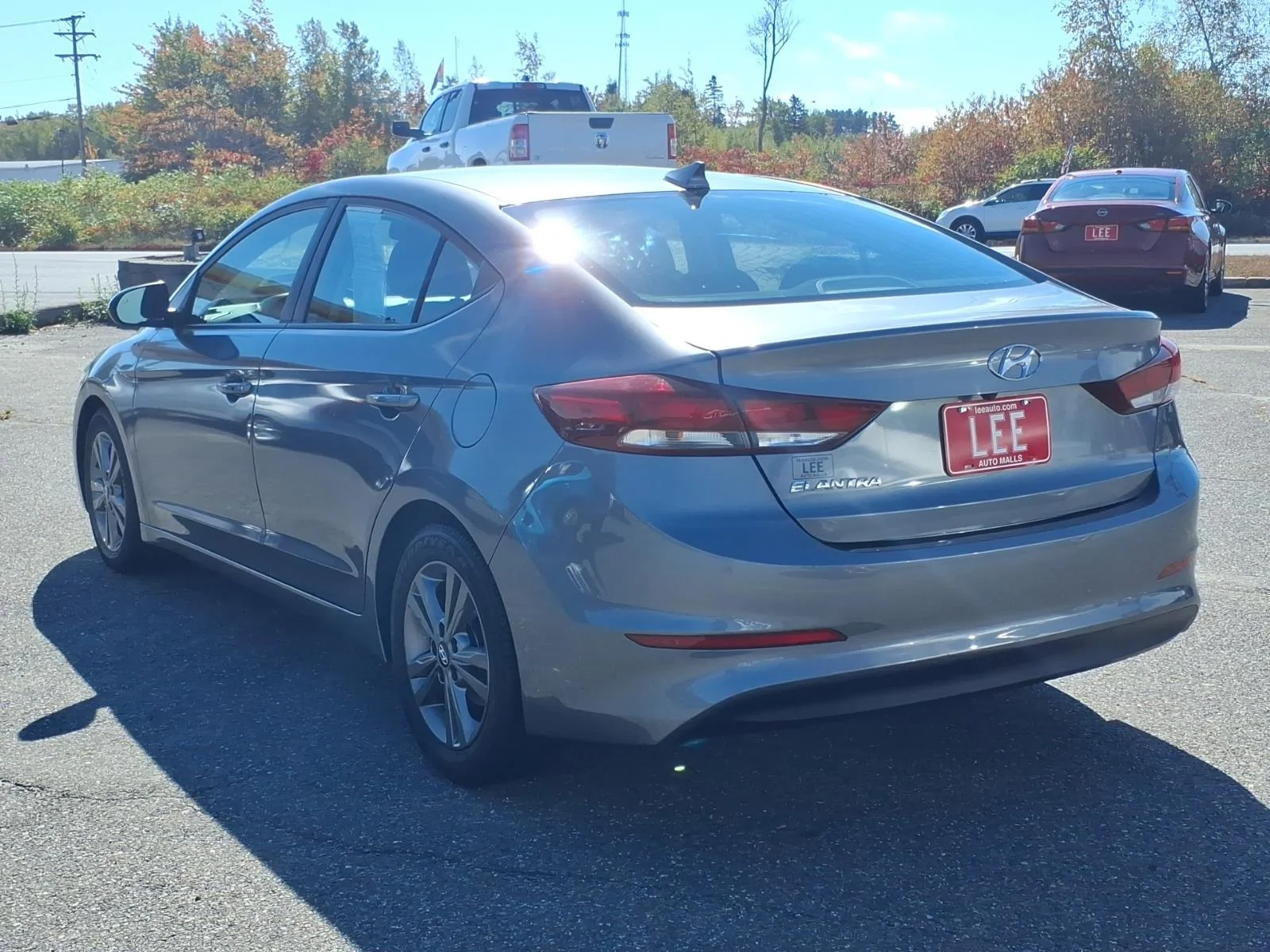 Used 2018 Machine Gray Hyundai Value Edition image 6
