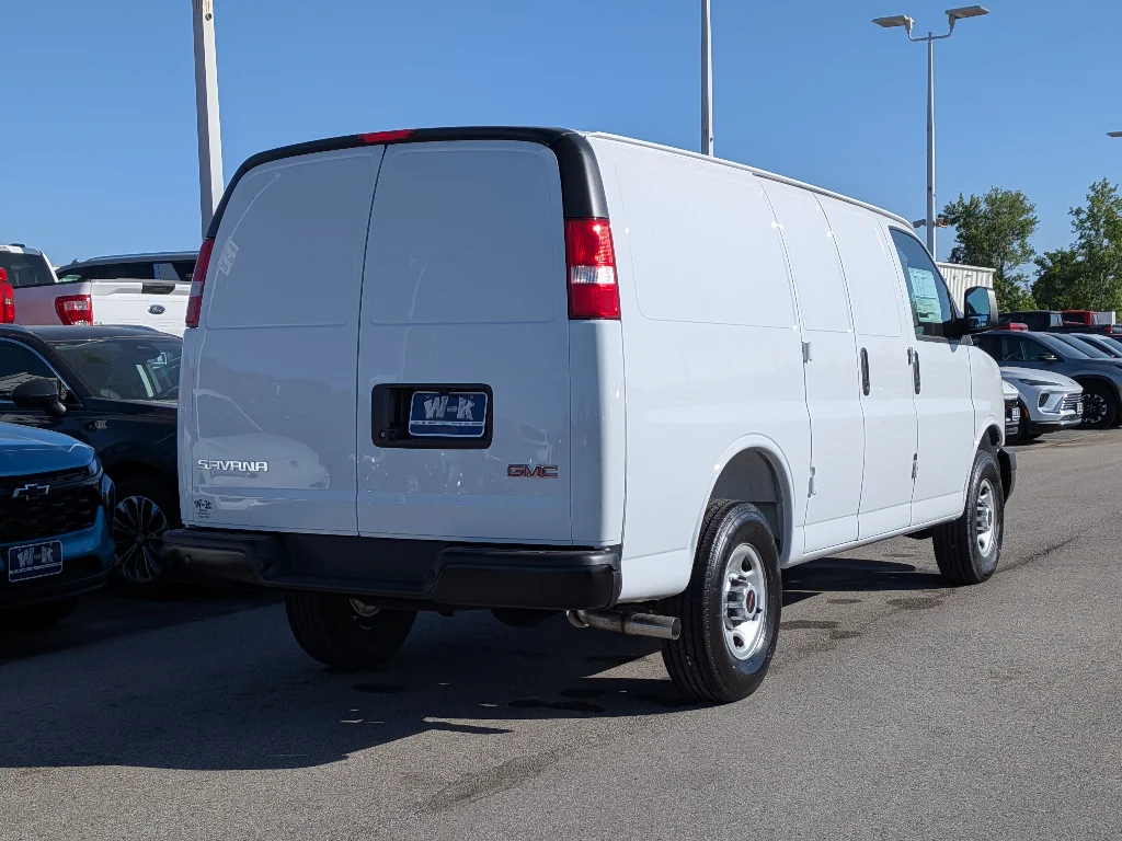 New 2026 Summit White GMC Work Van image 3