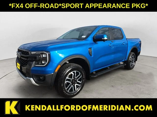 Certified Used 2025 Blue Metallic Ford Lariat image 1