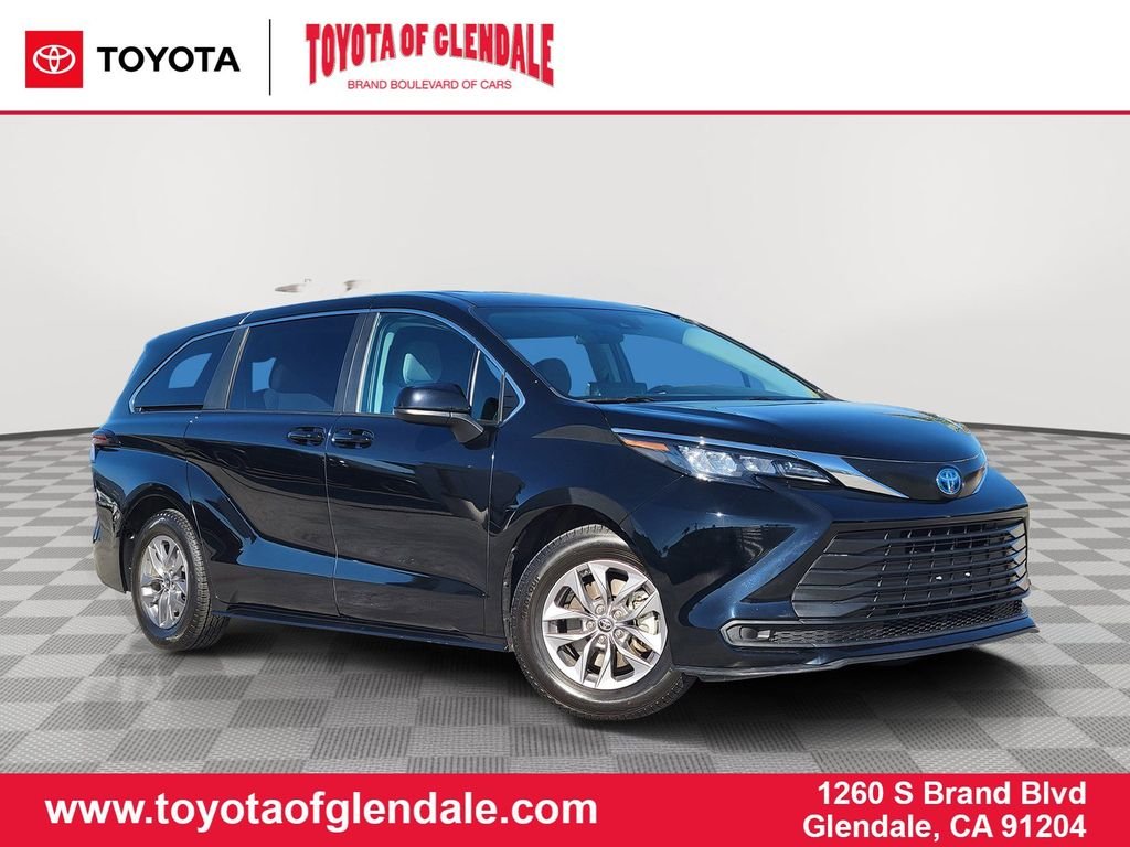 Certified Used 2024 Midnight Black Metallic Toyota LE image 1