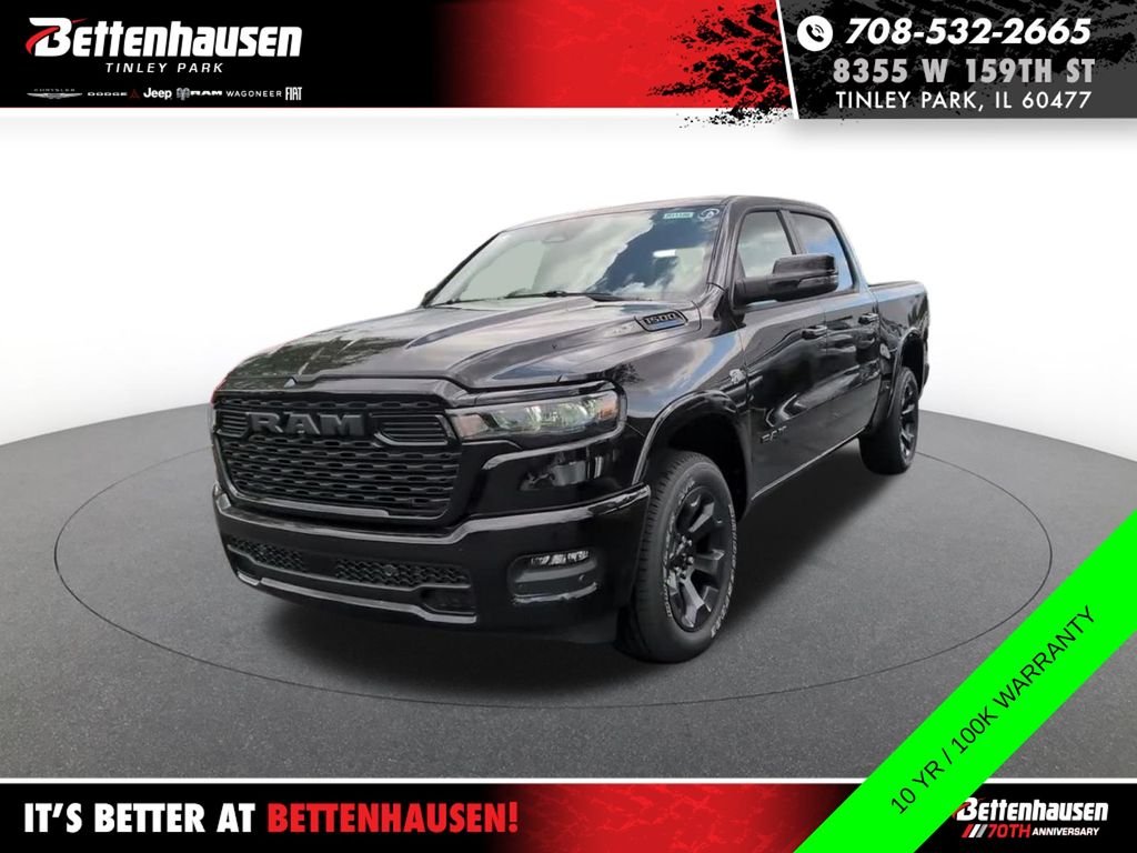 New 2026 Diamond Black Crystal Pearlcoat RAM Big Horn image 12