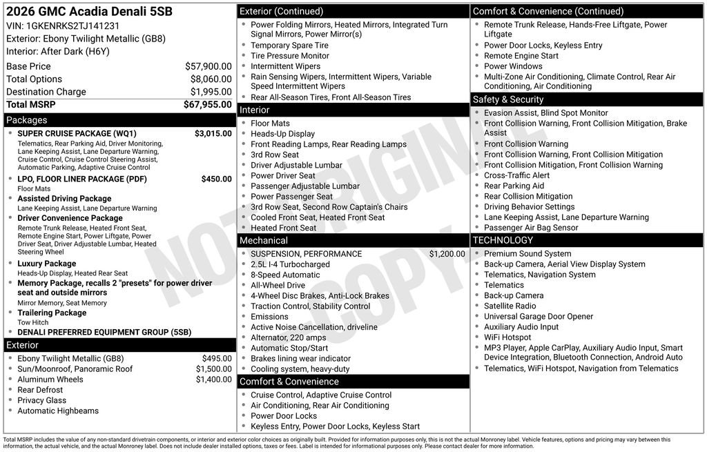 Certified Used 2026 Black GMC Denali image 24