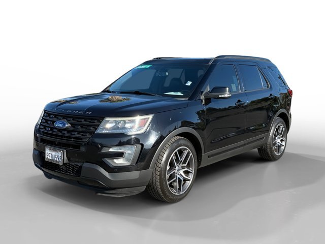 Used 2016 Shadow Black Ford Sport image 1