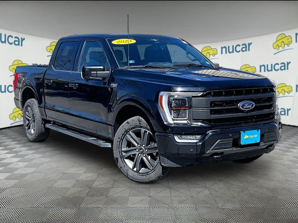 Used 2023 Black Metallic Ford Lariat image 1