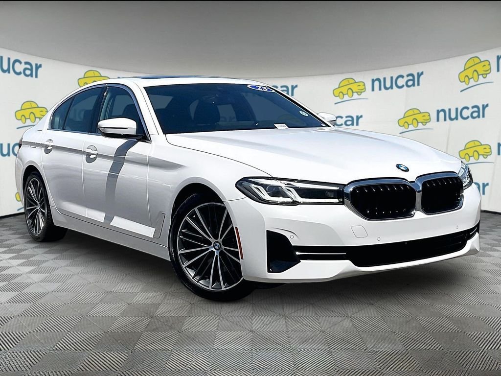White 2023 BMW 5 Series Sedan All-Wheel Drive 