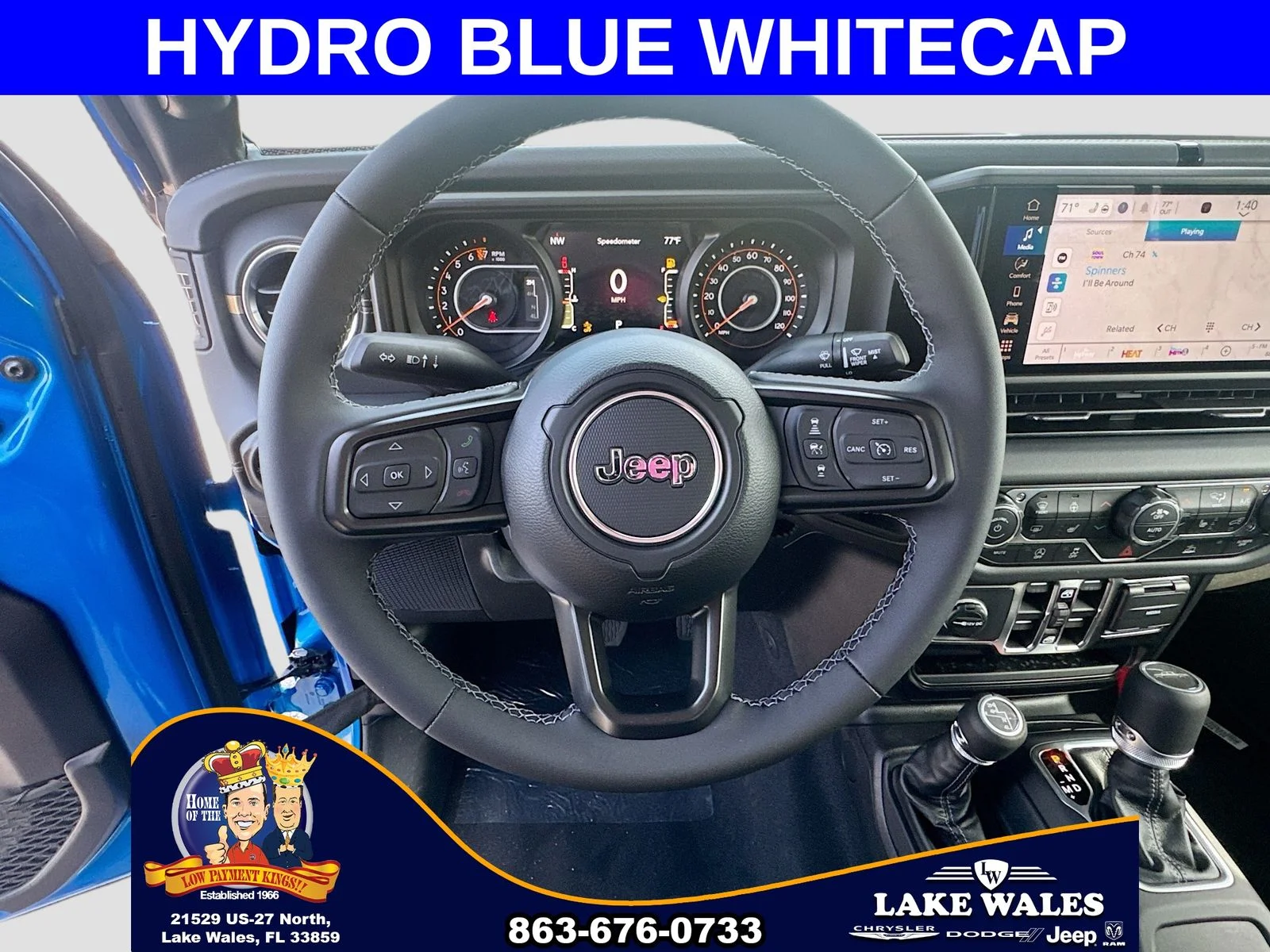 New 2026 Hydro Blue Pearl-Coat Exterior Paint Jeep  image 10
