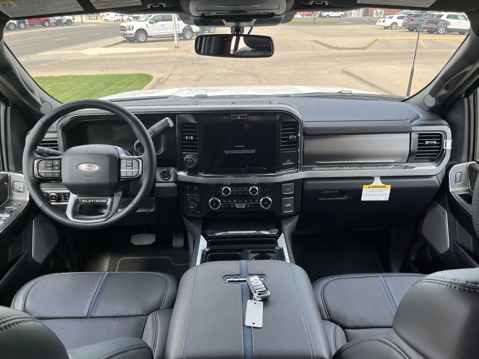 New 2026 Star White Metallic Tri-Coat Ford F-350® Platinum® image 12